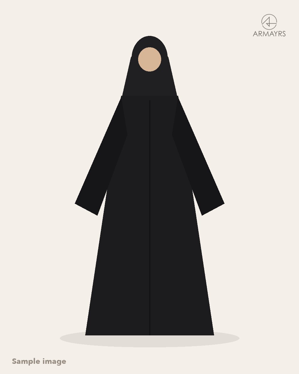 Armayrs Abaya Black (sample image)