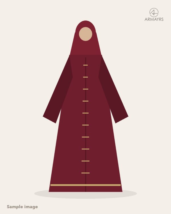 Armayrs Embroidered Maroon (sample image)